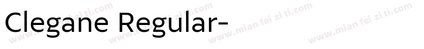 Clegane Regular字体转换